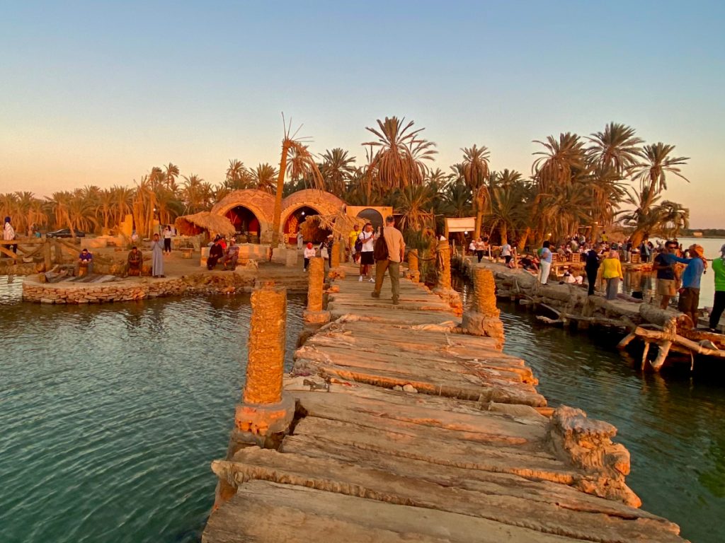 Fatnas Island in Siwa Oasis