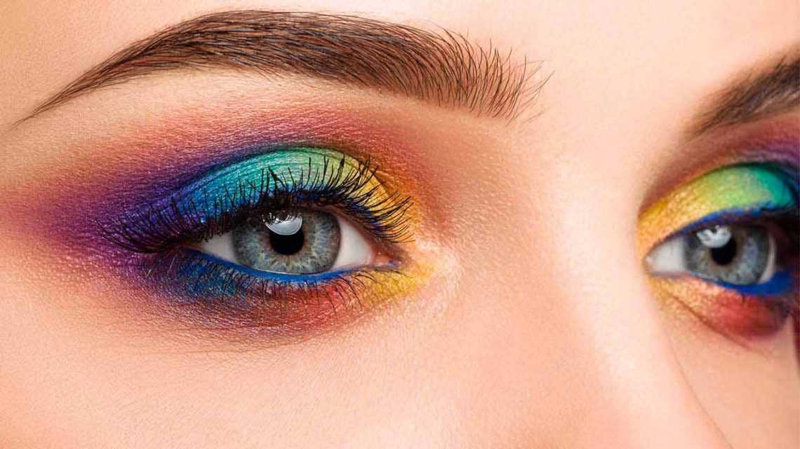makeup pentru festival colorat